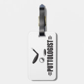 Funny Golf, Schneiden Gepäckanhänger (Rückseite vertikal)