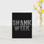 Funny Golf Shank Week T Shirt Karte (Gelbe Blume)