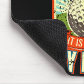 Funny Golf Shirts For Men, Funny Golfer S  Mousepad (Ecke)