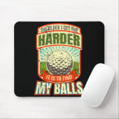 Funny Golf Shirts For Men, Funny Golfer S  Mousepad (Mit Mouse)