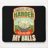 Funny Golf Shirts For Men, Funny Golfer S  Mousepad (Vorne)