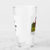 Funny Golf Spaß Beer Glass Glas (Rechts)