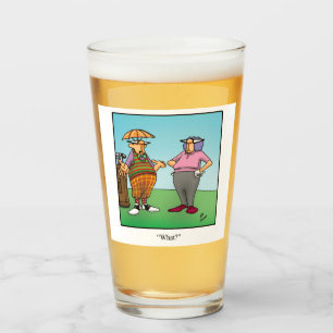 Funny Golf Spaß Beer Glass Glas