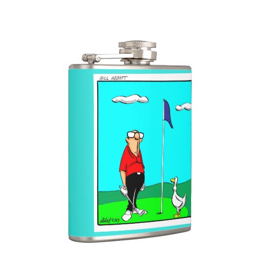 Funny Golf Spaß Flask Geschenk Flachmann (Rechts)