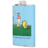 Funny Golf Spaß Hip Flask Geschenk Flachmann (Links)