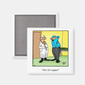 Funny Golf Spaß Magnet (Vorderseite/Rückseite)