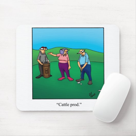 Funny Golf Spaß Mouse Pad Mousepad (Mit Mouse)