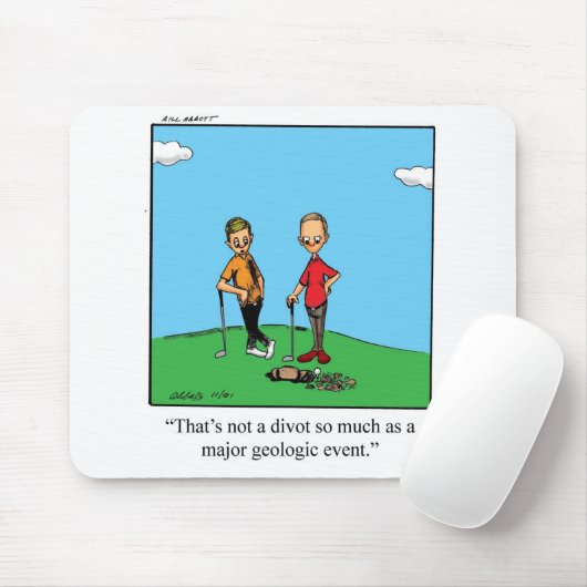 Funny Golf Spaß Mousepad (Mit Mouse)