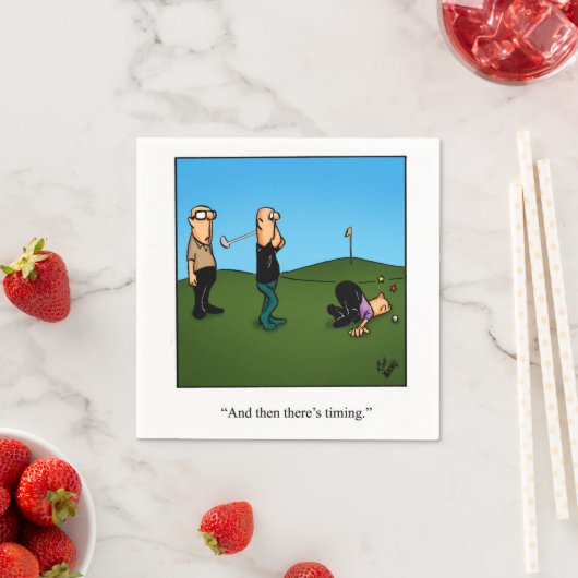 Funny Golf Spaß Napkins Serviette (Beispiel)