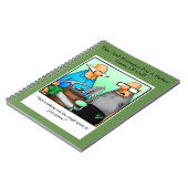 Funny Golf Spaß Notebook Notizblock (Linke Seite)
