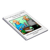 Funny Golf Spaß Notebook Notizblock (Rechte Seite)