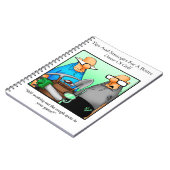 Funny Golf Spaß Notebook Notizblock (Linke Seite)