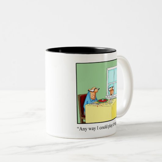 Funny Golf Spaß "Play Through" Tasse (VorderseiteRechts)