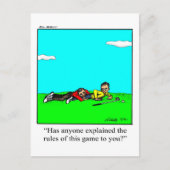 Funny Golf Spaß Postcard Postkarte (Vorderseite)