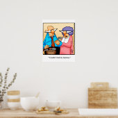 Funny Golf Spaß Poster (Küche)