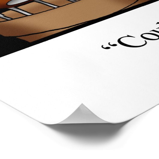 Funny Golf Spaß Poster (Ecke)