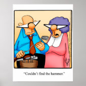 Funny Golf Spaß Poster (Vorne)