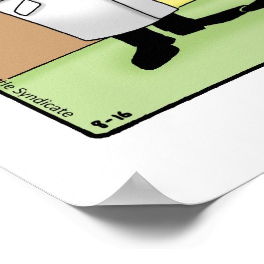 Funny Golf Spaß Poster Geschenk (Ecke)