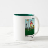 Funny Golf Spaß Tasse (VorderseiteRechts)