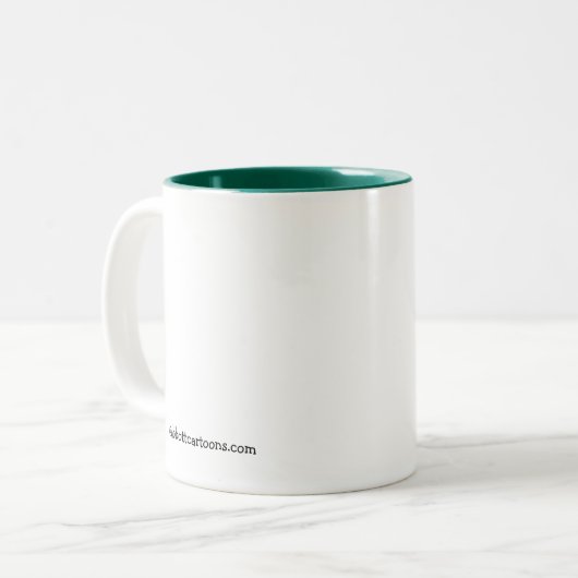 Funny Golf Spaß Tasse (Vorderseite Links)