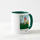 Funny Golf Spaß Tasse (VorderseiteRechts)