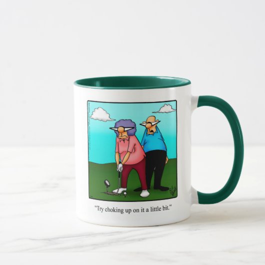 Funny Golf Spaß Tasse für sie (Rechts)