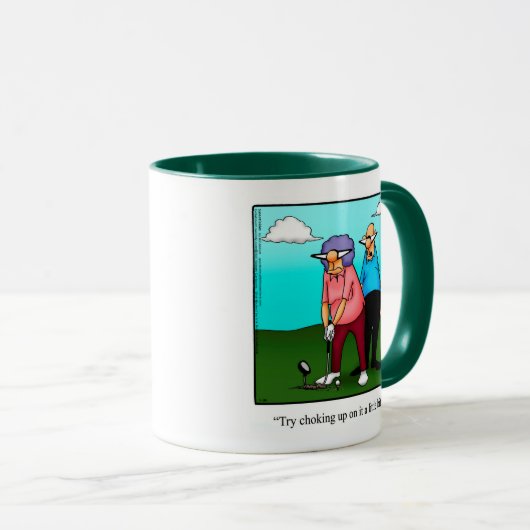 Funny Golf Spaß Tasse für sie (VorderseiteRechts)