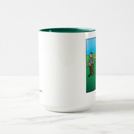 Funny Golf Spaß Tasse für sie (Zentrum)