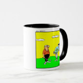 Funny Golf Spaß Tasse Geschenk (VorderseiteRechts)