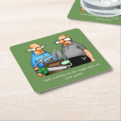 Funny Golf Spaß Untersetzer Geschenk (angewinkelt)