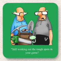 Funny Golf Spaß Untersetzer Set Geschenk