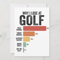 Funny Golf Sport Warum ich beim Golfspiel Retro ve