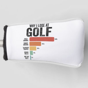 Funny Golf Sport Warum ich beim Golfspiel Retro ve Headcover