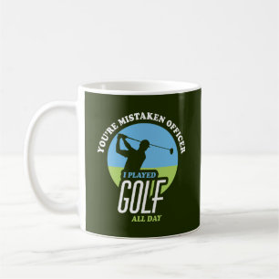 Funny Golf Sprichwort für Golfer Kaffeetasse