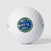 Funny Golf Sprichwort Golfball (Vorderseite)