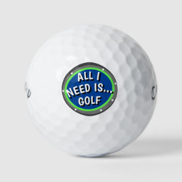 Funny Golf Sprichwort Golfball