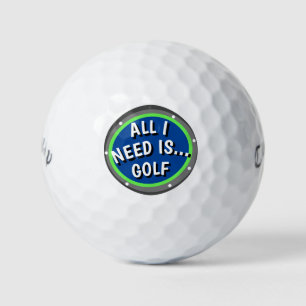 Funny Golf Sprichwort Golfball