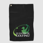 Funny Golf Sprichwort Golfspielen Modern Golfer Sp Golfhandtuch (Vorderseite)