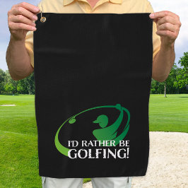 Funny Golf Sprichwort Golfspielen Modern Golfer Sp Golfhandtuch
