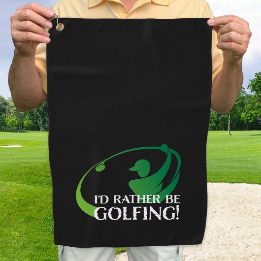 Funny Golf Sprichwort Golfspielen Modern Golfer Sp Golfhandtuch