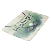 Funny Golf tägliche Dosis von Demut Badematte (Schrägansicht)