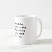 Funny Golf Tasse (VorderseiteRechts)