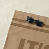 Funny Golf Thema Sand Trap Golfer Beach Handtuch (Beispiel)