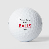 Funny Golf Theme Geschenk Golfball (Vorderseite)