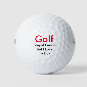 Funny Golf Theme Geschenk Golfball