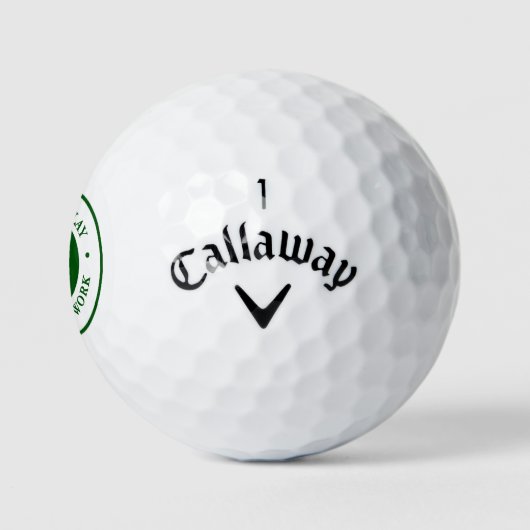 Funny Golf Theme Spaß Führungskraft Golf Balls Golfball (Logo)