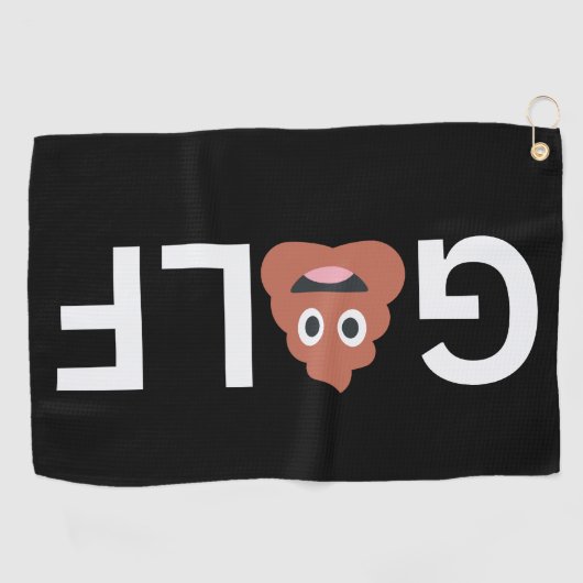 Funny Golf Tower Golfhandtuch (Horizontal)