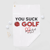 Funny Golf Tower Golfhandtuch (Insitu)