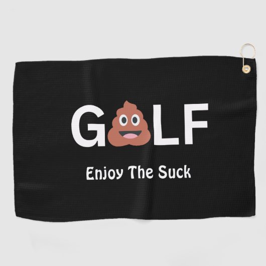 Funny Golf Tower Golfhandtuch (Horizontal)