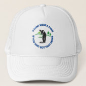 Funny Golf Trucker Hat für Männer Truckerkappe (Vorderseite)